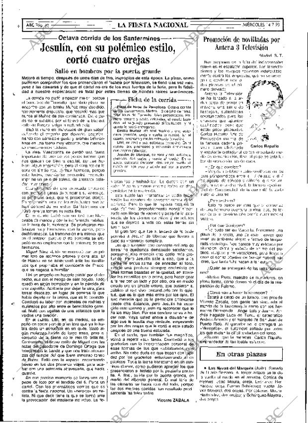 ABC MADRID 14-07-1993 página 82