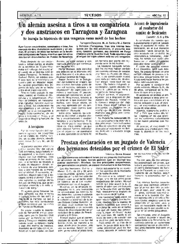 ABC MADRID 14-07-1993 página 83