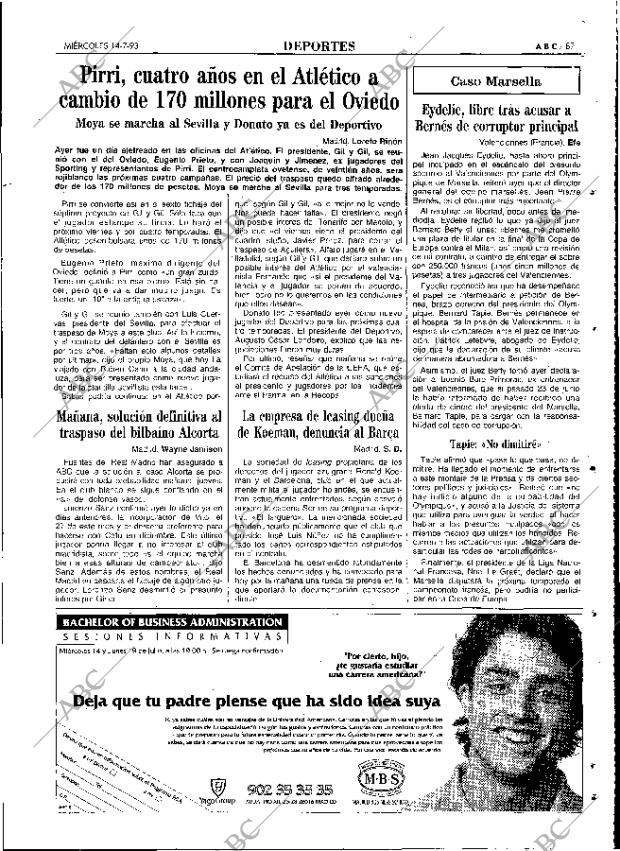 ABC MADRID 14-07-1993 página 87