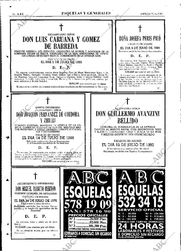 ABC MADRID 14-07-1993 página 96
