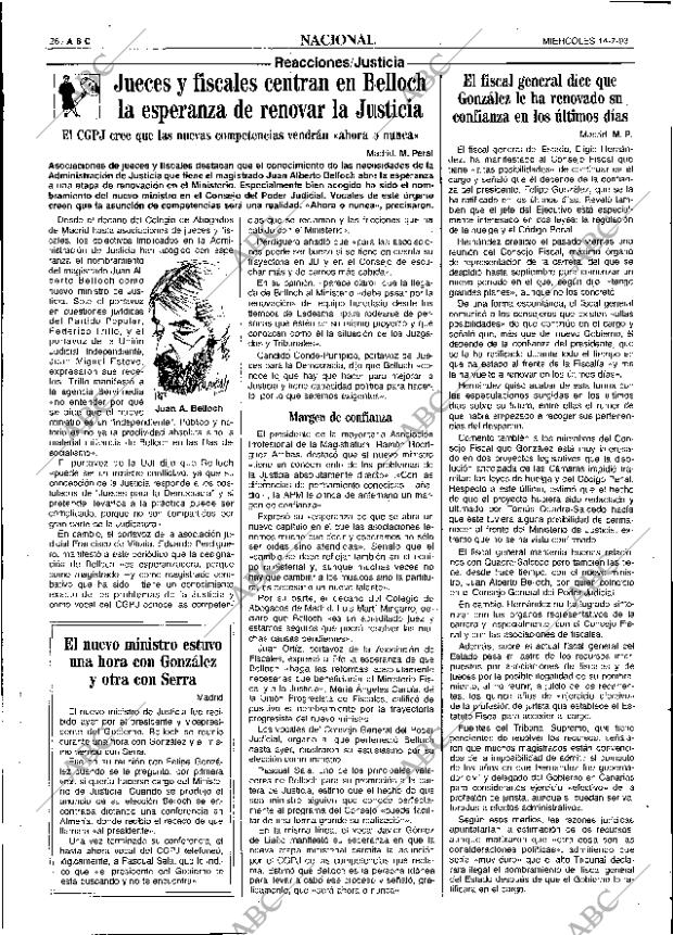 ABC SEVILLA 14-07-1993 página 26