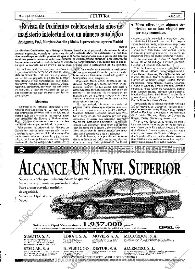 ABC SEVILLA 14-07-1993 página 45