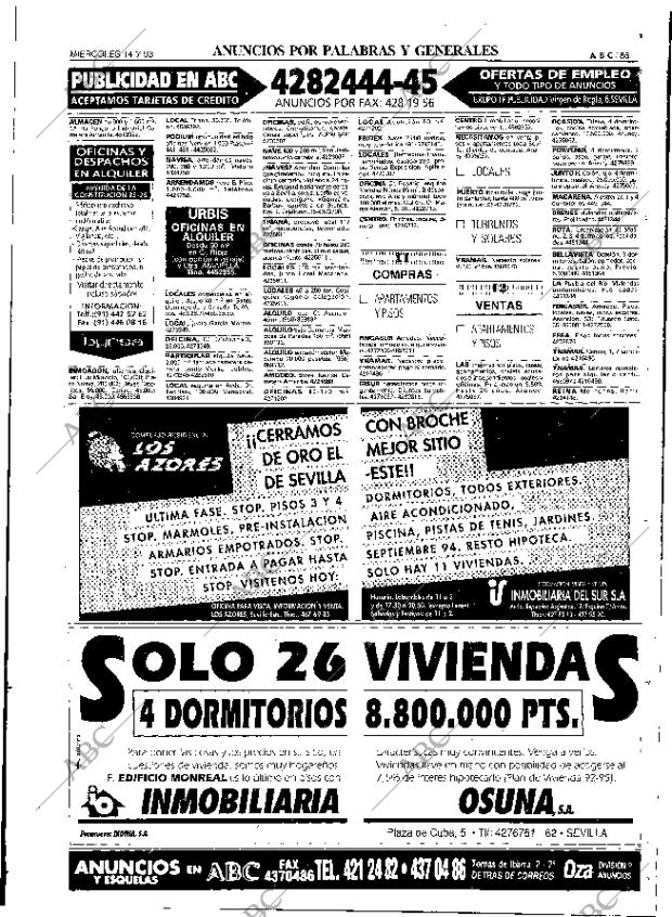 ABC SEVILLA 14-07-1993 página 85