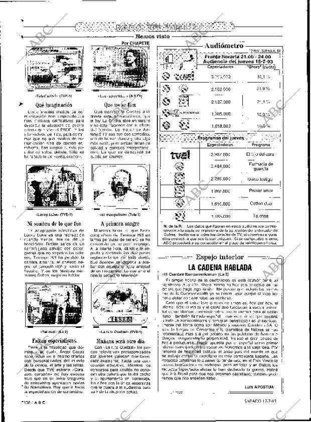 ABC MADRID 17-07-1993 página 108