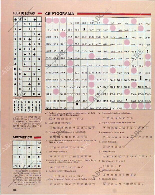 BLANCO Y NEGRO MADRID 18-07-1993 página 108