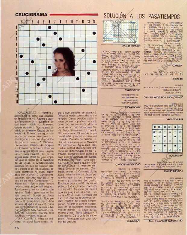 BLANCO Y NEGRO MADRID 18-07-1993 página 112
