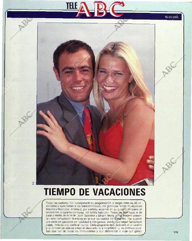BLANCO Y NEGRO MADRID 18-07-1993 página 115