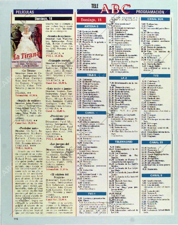 BLANCO Y NEGRO MADRID 18-07-1993 página 116