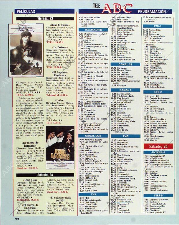 BLANCO Y NEGRO MADRID 18-07-1993 página 124