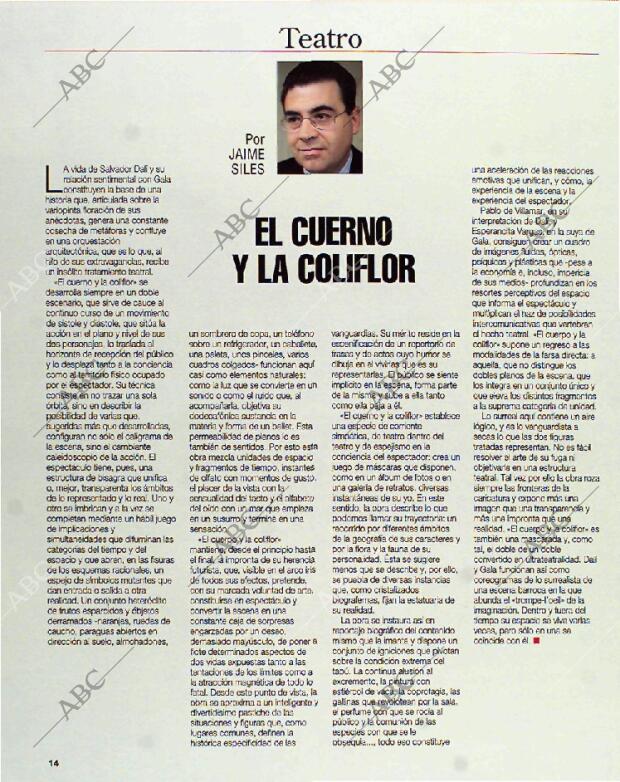 BLANCO Y NEGRO MADRID 18-07-1993 página 14