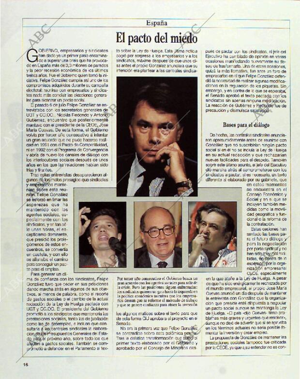 BLANCO Y NEGRO MADRID 18-07-1993 página 16