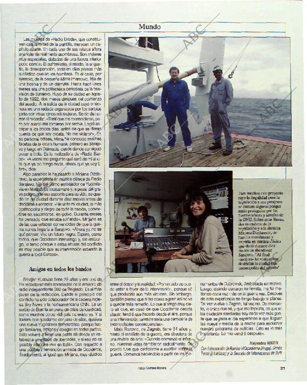 BLANCO Y NEGRO MADRID 18-07-1993 página 21