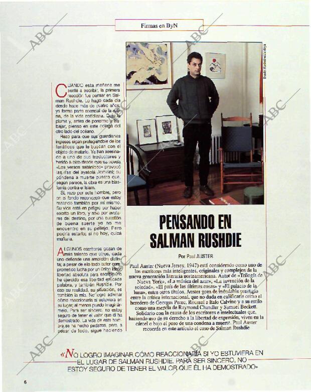 BLANCO Y NEGRO MADRID 18-07-1993 página 6