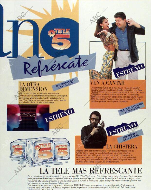 BLANCO Y NEGRO MADRID 18-07-1993 página 9