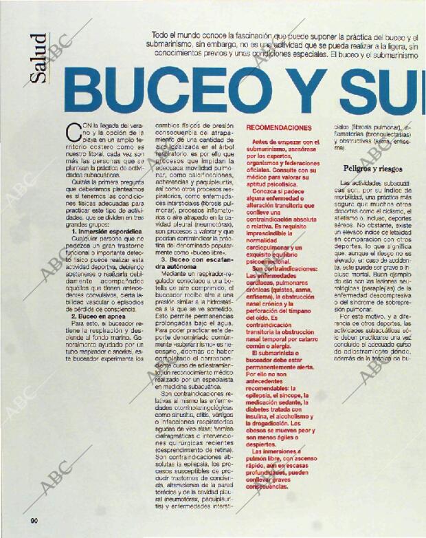 BLANCO Y NEGRO MADRID 18-07-1993 página 90