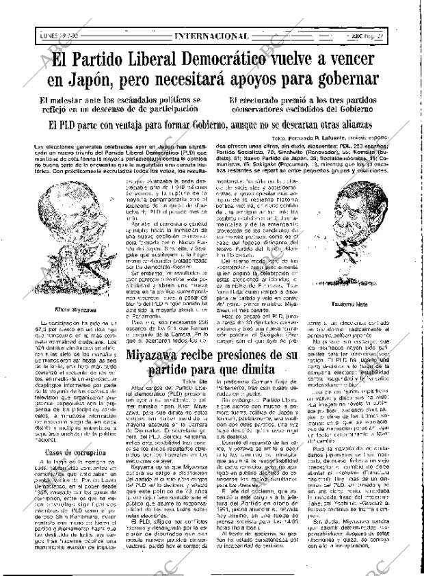 ABC MADRID 19-07-1993 página 27