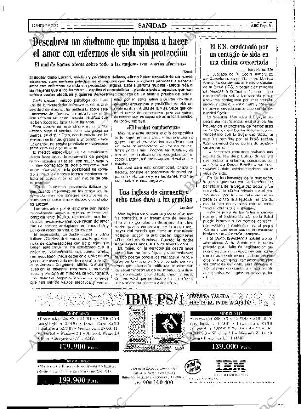 ABC MADRID 19-07-1993 página 51