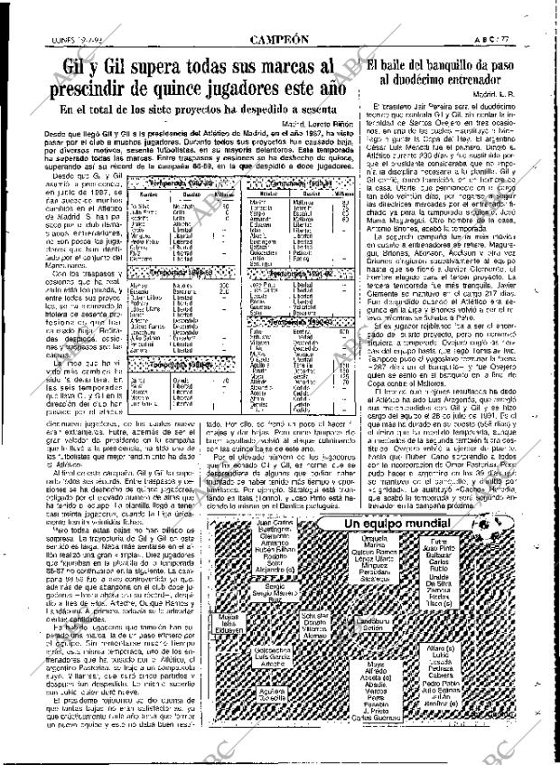 ABC MADRID 19-07-1993 página 77