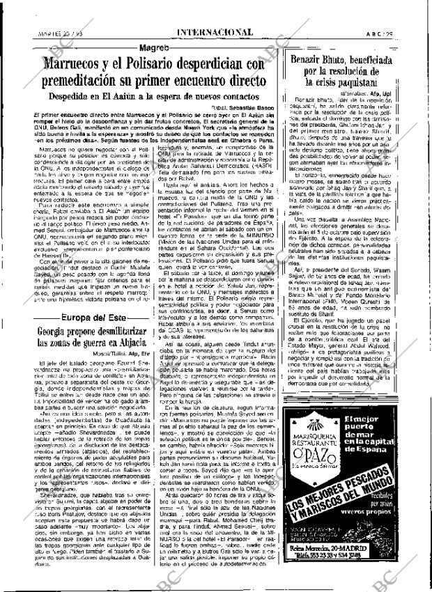 ABC MADRID 20-07-1993 página 29