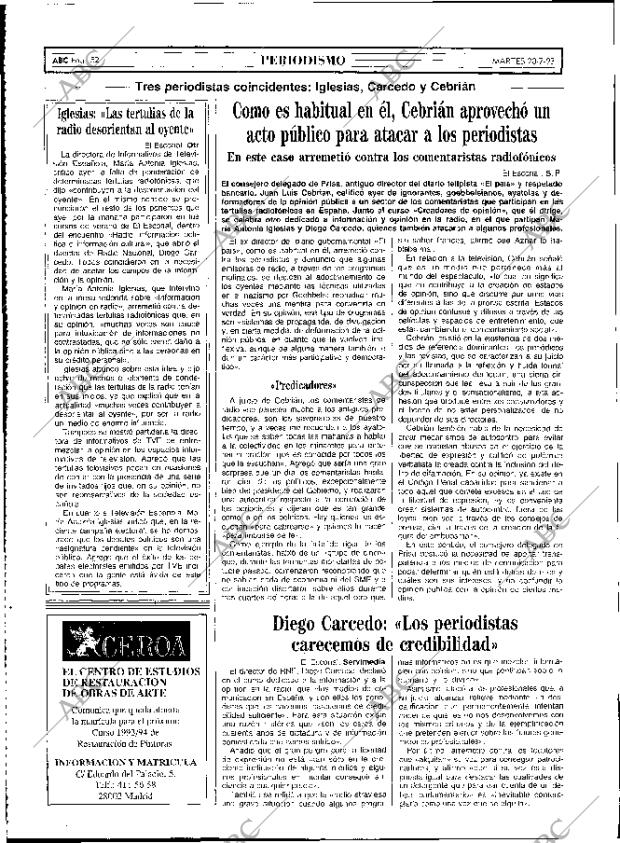 ABC MADRID 20-07-1993 página 52