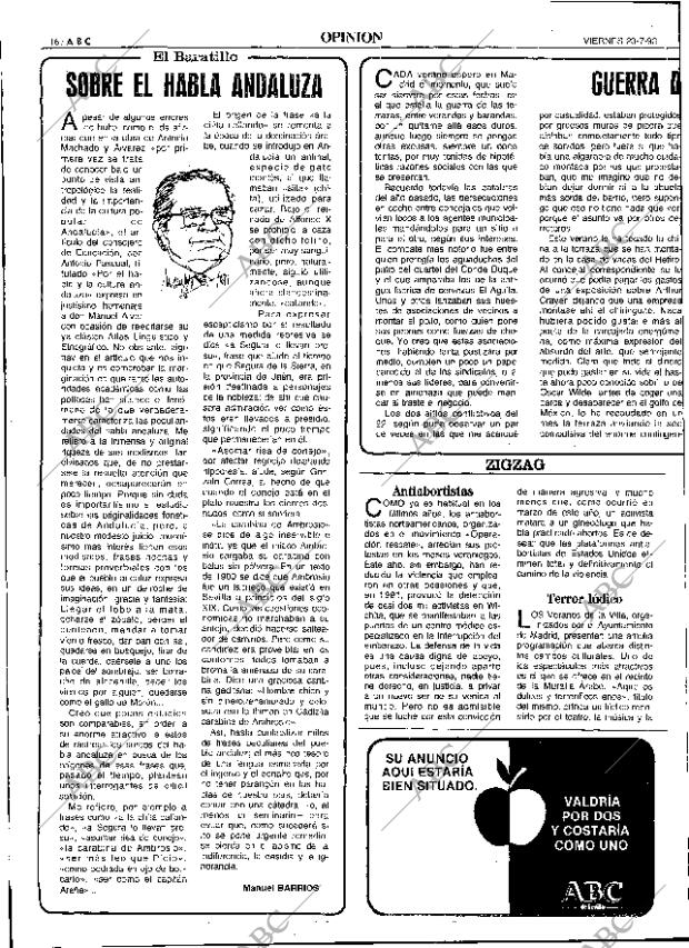 ABC SEVILLA 23-07-1993 página 16
