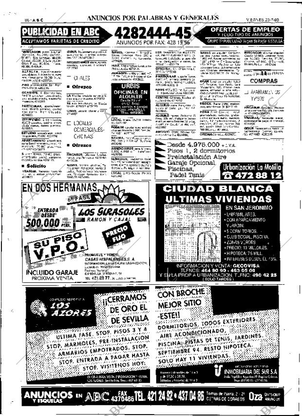ABC SEVILLA 23-07-1993 página 86