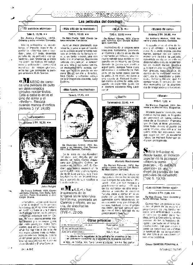 ABC MADRID 25-07-1993 página 124