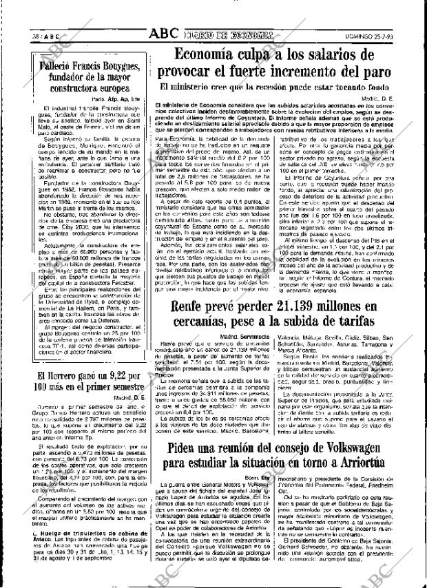 ABC MADRID 25-07-1993 página 38
