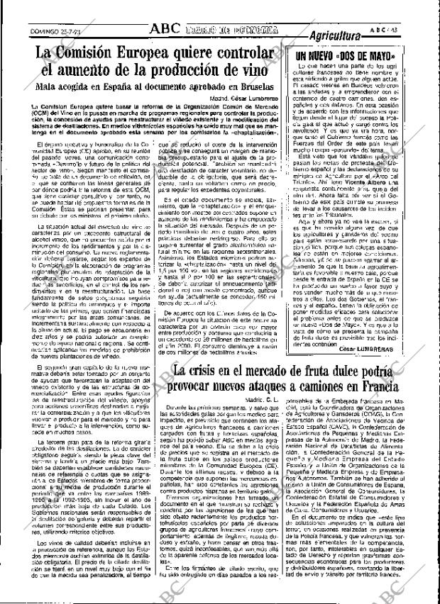 ABC MADRID 25-07-1993 página 43