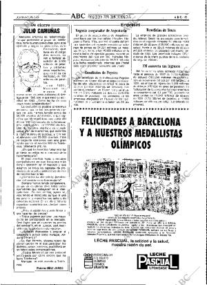 ABC MADRID 25-07-1993 página 45