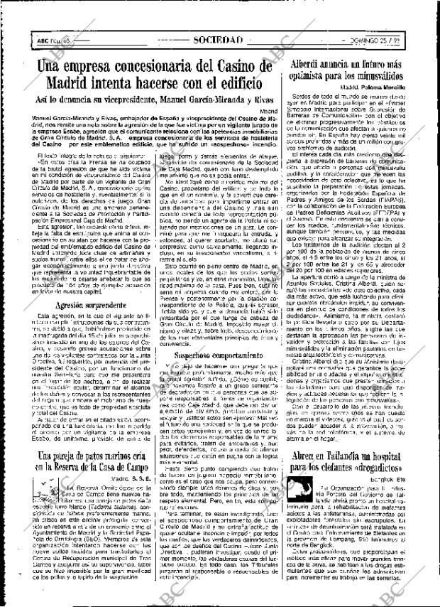 ABC MADRID 25-07-1993 página 68