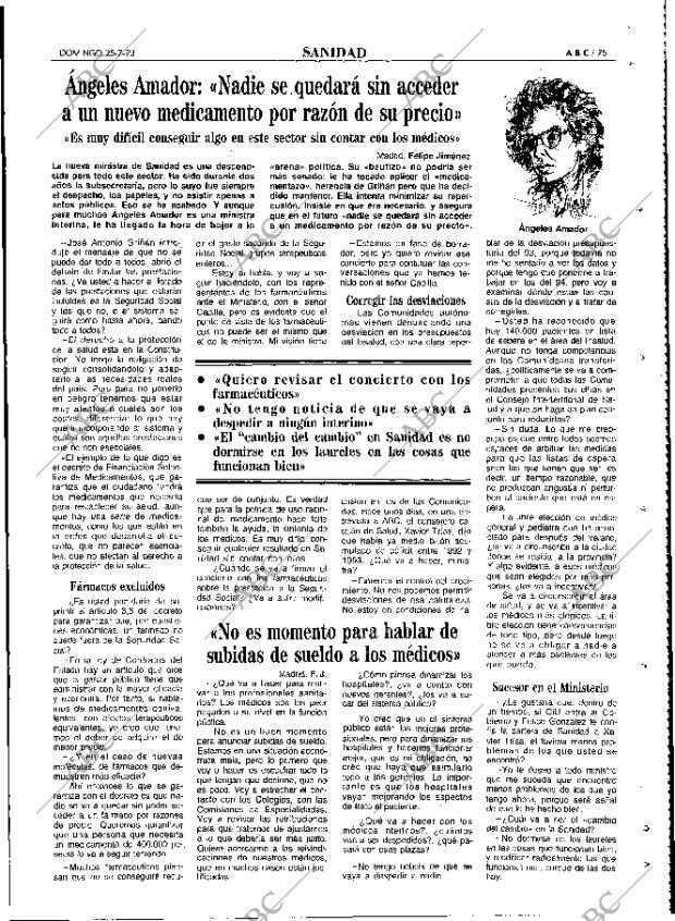 ABC MADRID 25-07-1993 página 75