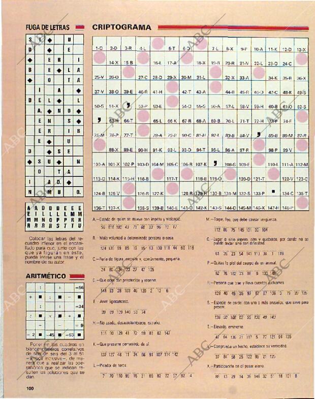 BLANCO Y NEGRO MADRID 25-07-1993 página 100