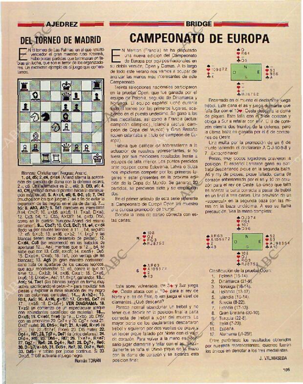 BLANCO Y NEGRO MADRID 25-07-1993 página 105