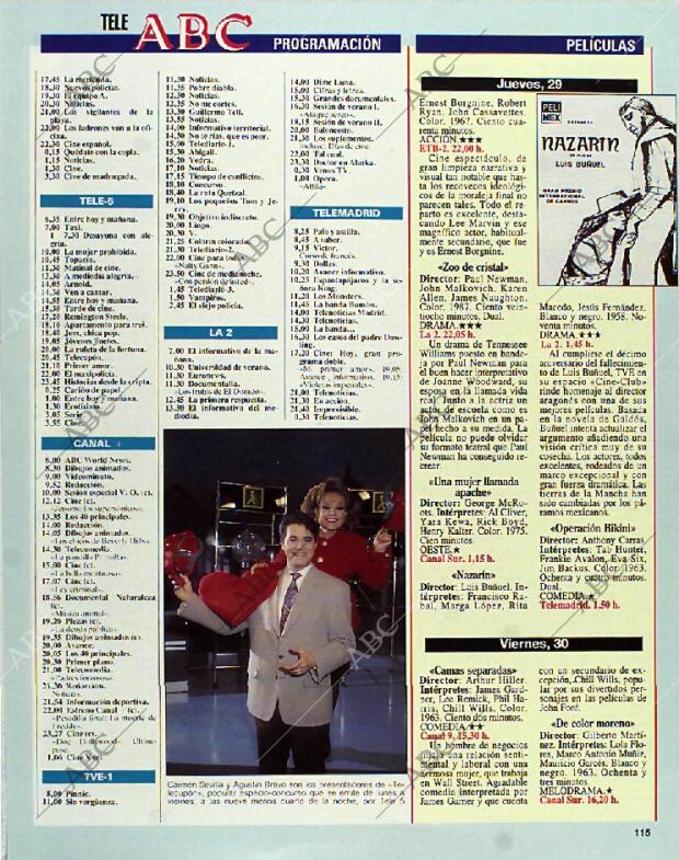 BLANCO Y NEGRO MADRID 25-07-1993 página 115