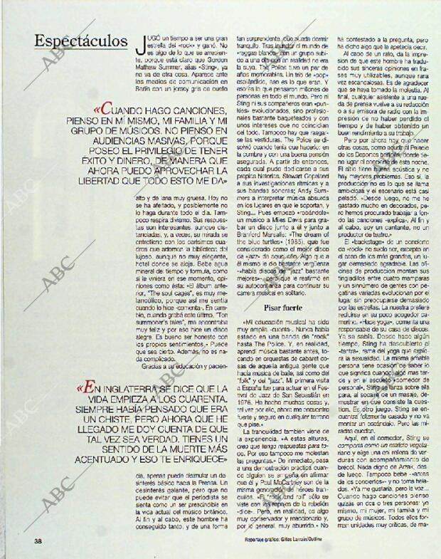 BLANCO Y NEGRO MADRID 25-07-1993 página 38