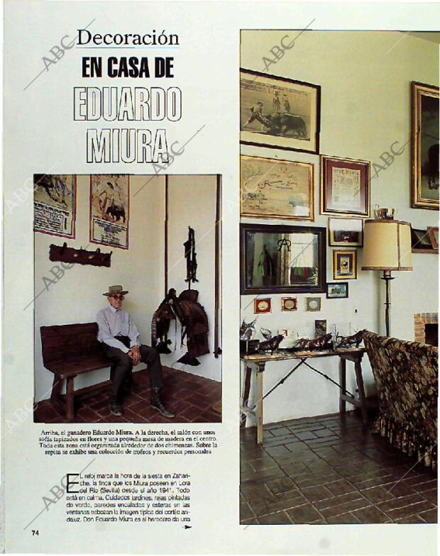 BLANCO Y NEGRO MADRID 25-07-1993 página 74