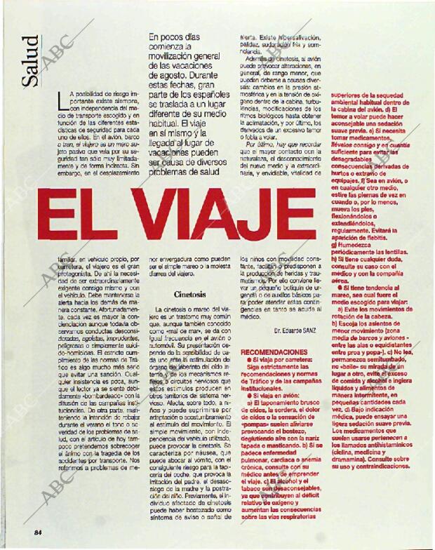 BLANCO Y NEGRO MADRID 25-07-1993 página 84