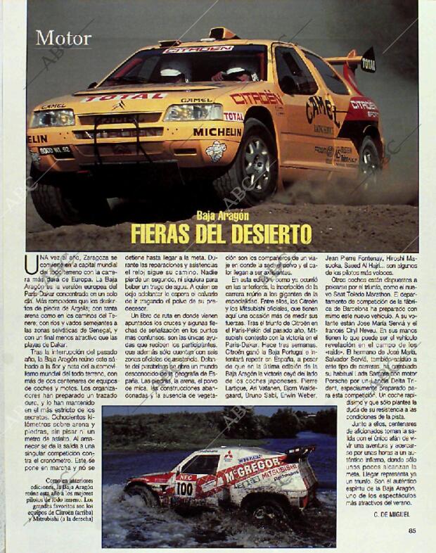 BLANCO Y NEGRO MADRID 25-07-1993 página 85