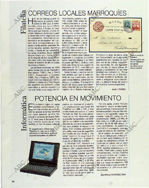 BLANCO Y NEGRO MADRID 25-07-1993 página 86