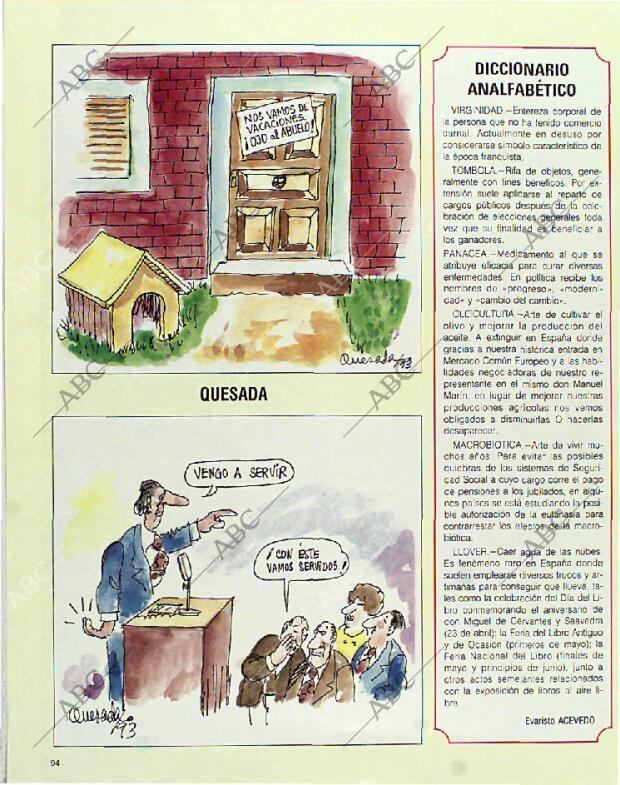 BLANCO Y NEGRO MADRID 25-07-1993 página 94