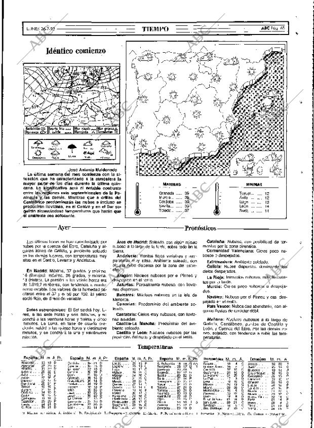 ABC MADRID 26-07-1993 página 63