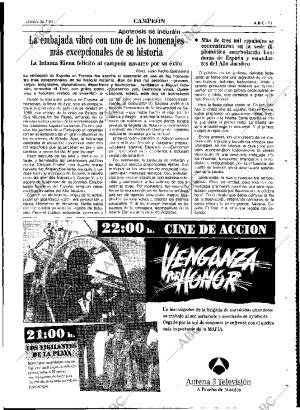 ABC MADRID 26-07-1993 página 73
