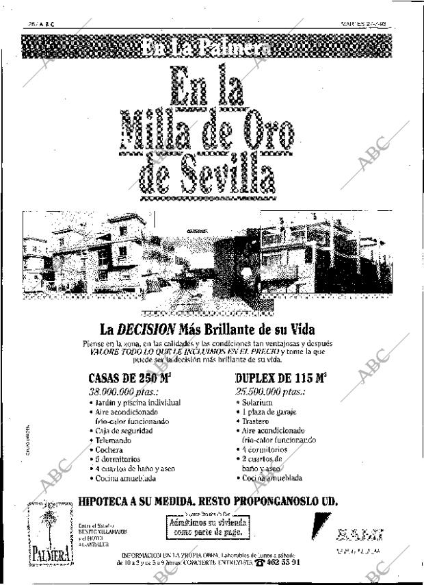 ABC SEVILLA 27-07-1993 página 26