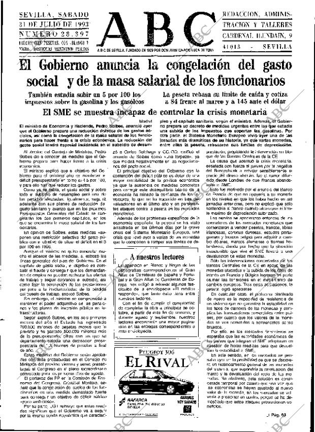 ABC SEVILLA 31-07-1993 página 11