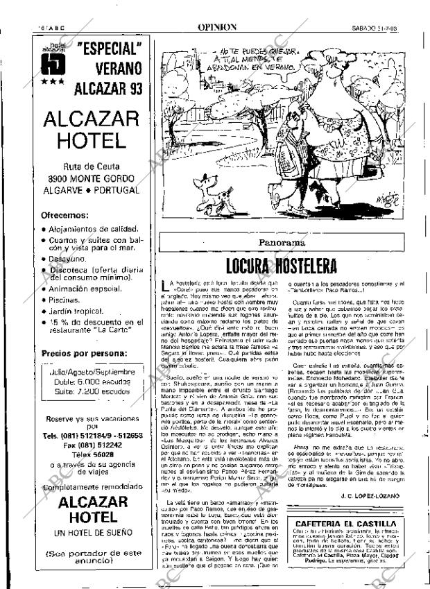 ABC SEVILLA 31-07-1993 página 16