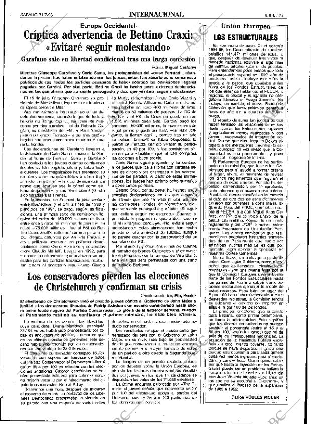 ABC SEVILLA 31-07-1993 página 25