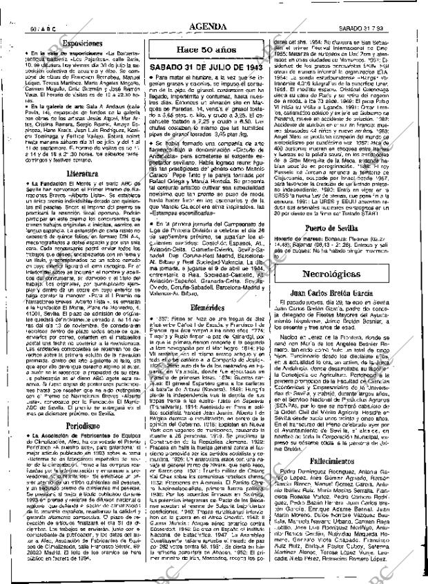 ABC SEVILLA 31-07-1993 página 60
