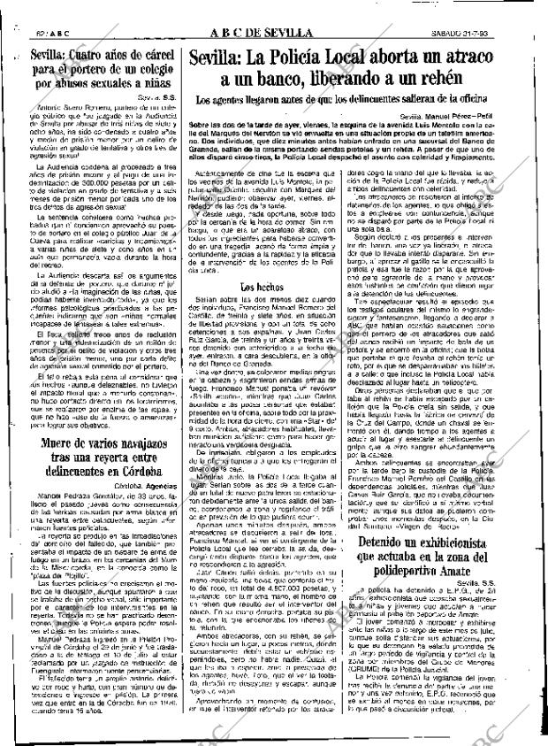 ABC SEVILLA 31-07-1993 página 62