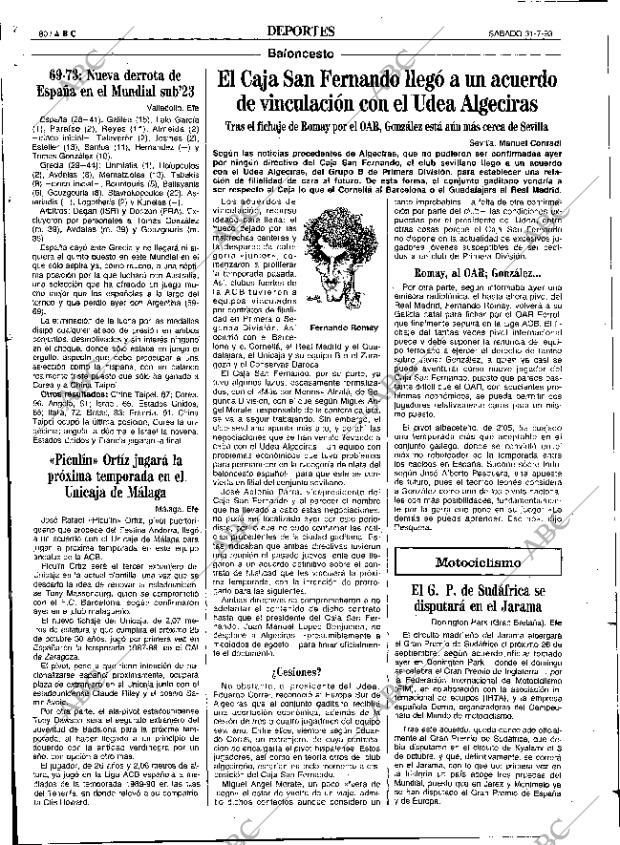 ABC SEVILLA 31-07-1993 página 80